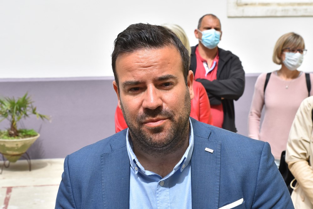 Filip Zoričić, nezavisni kandidat za gradonačelnika Pule (Snimio Duško Marušić Čiči)